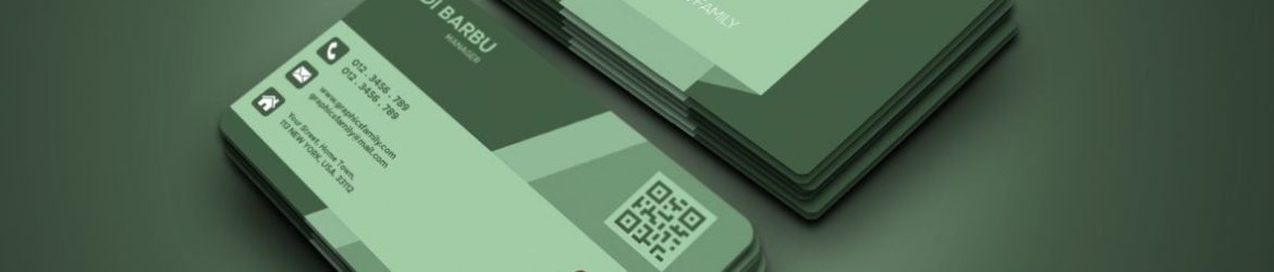 Elegant concept for business card template