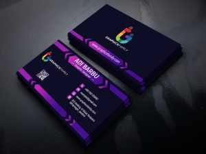 Elegant Dark Business Card Design