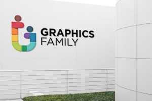 Elegant Garden Wall Logo Mockup