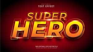 Elegant Glowing Yellow Text Effect
