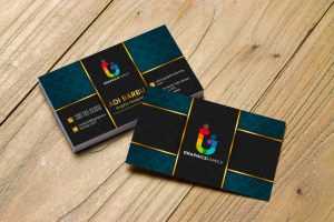 Elegant Ornamental Dark Business Card Template