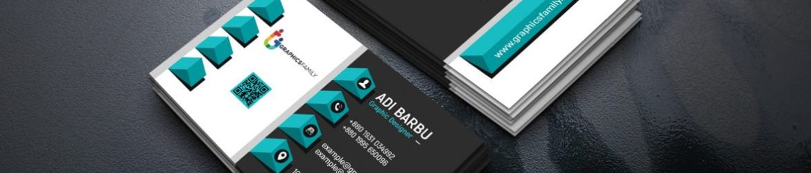 Elegant Realistic 3D Business Card Template Free Psd