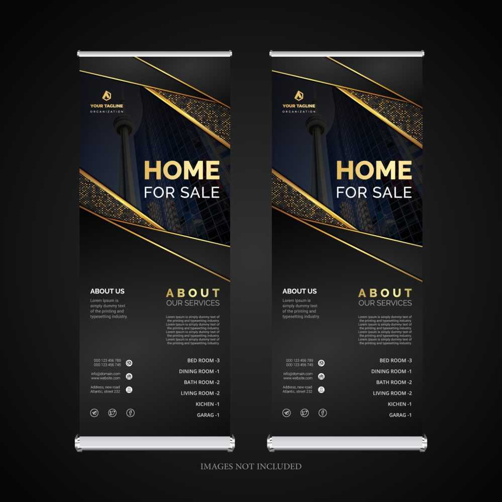 Elegant Roll-up Banner Template