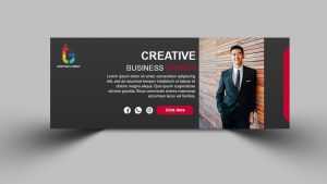 Elegant Social Media Cover with Photo