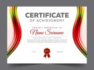 Elegant White Certificate