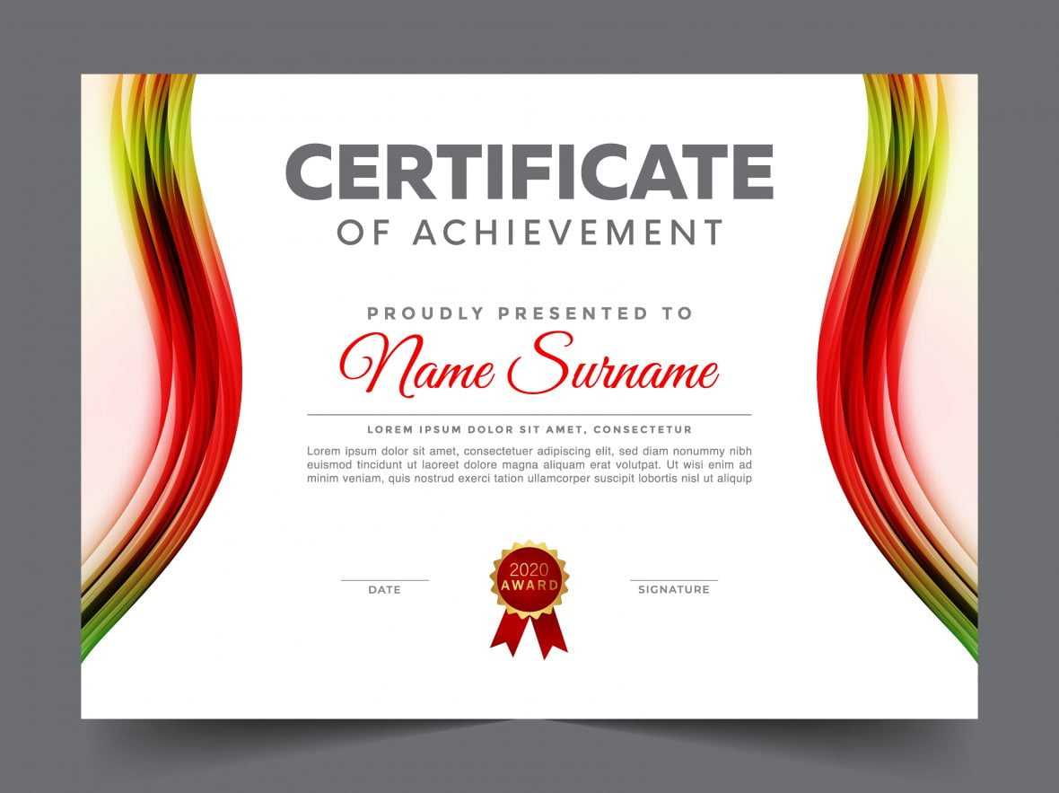 Elegant White Certificate