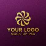 Embroidered Stitched Logo Mockup on Pink Fabric - Download Grátis Embroidered Stitched Logo Mockup on Pink Fabric