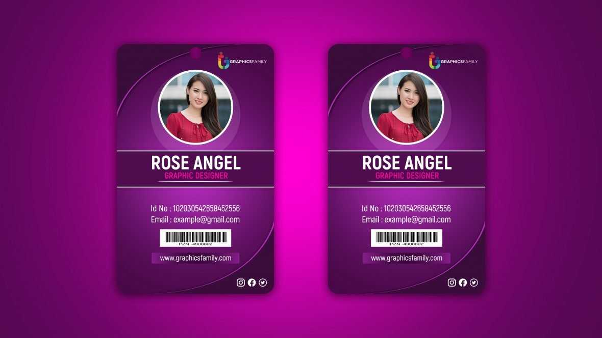 Employee Id Card Design