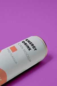 Energy Drink Can Design Mockup