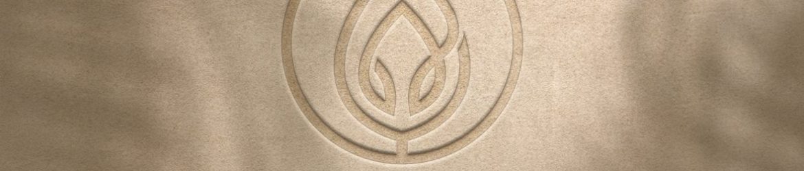 Engraved 3D Logo Mockup on Light Gray Cotton Background