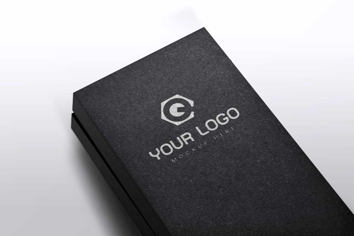 Excellent Debossed Effect 3D Logo Mockup