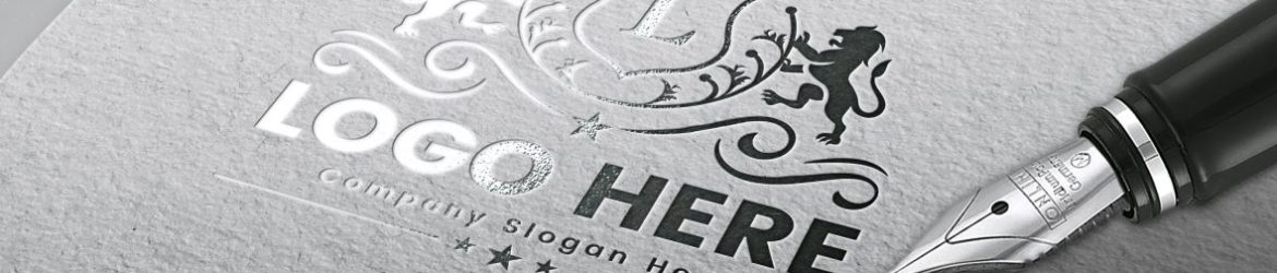 Exclusive luxury logo mockup
