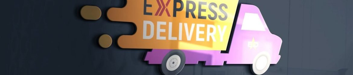 Express Delivery Logo Design PSD