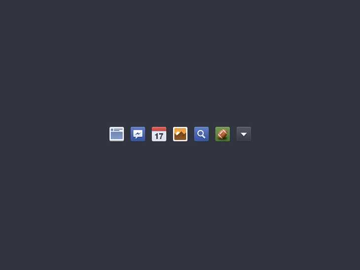 Facebook Newsfeed Icons