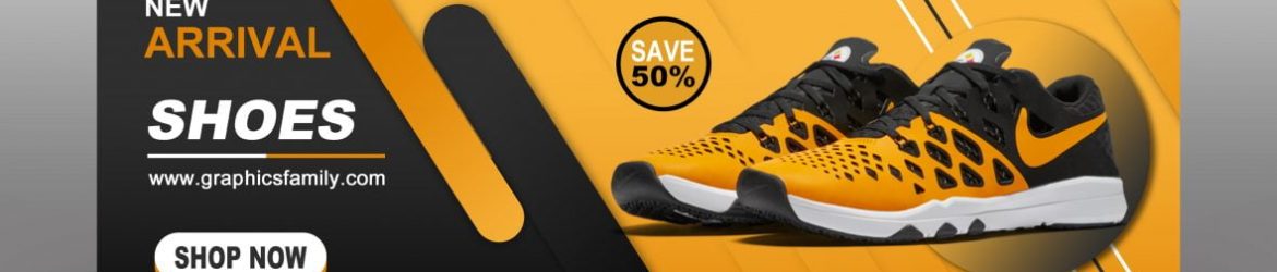 Facebook Shoes Sale Timeline Cover Banner Free PSD