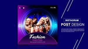 Fashion Design Event Free Instagram Post Design