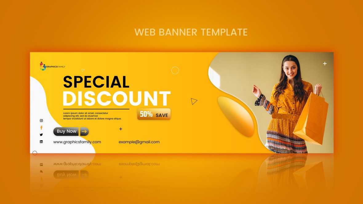 Fashion sale web banner design