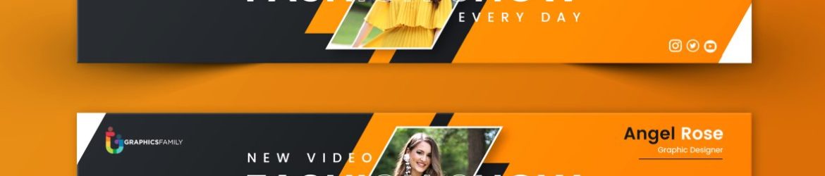 Fashion Show YouTube Channel Art Design