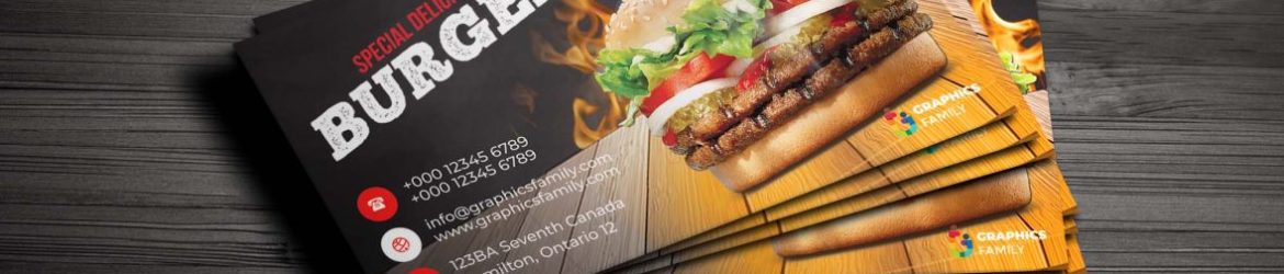 Fast-Food&Restaurant Owner Free Business Card Model