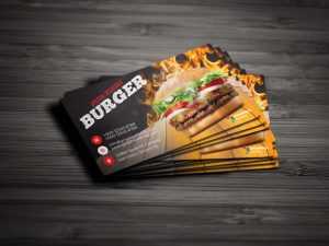 Fast-Food&Restaurant Owner Free Business Card Model