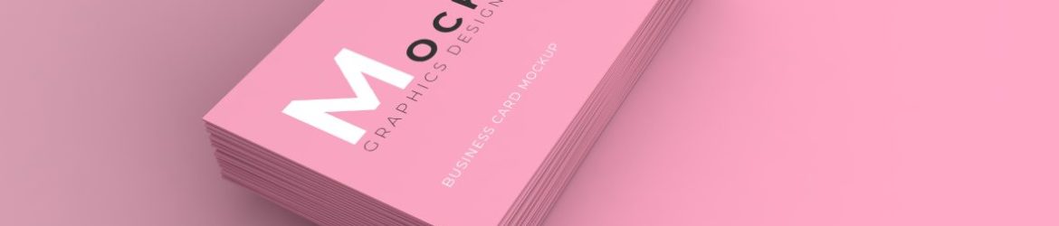 Feminine Business Card Mockup