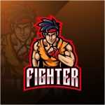 Fighters Esports Gaming Clan Mascot Logo
