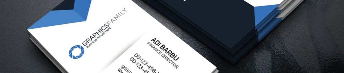 Finance Director PSD Business Card Template