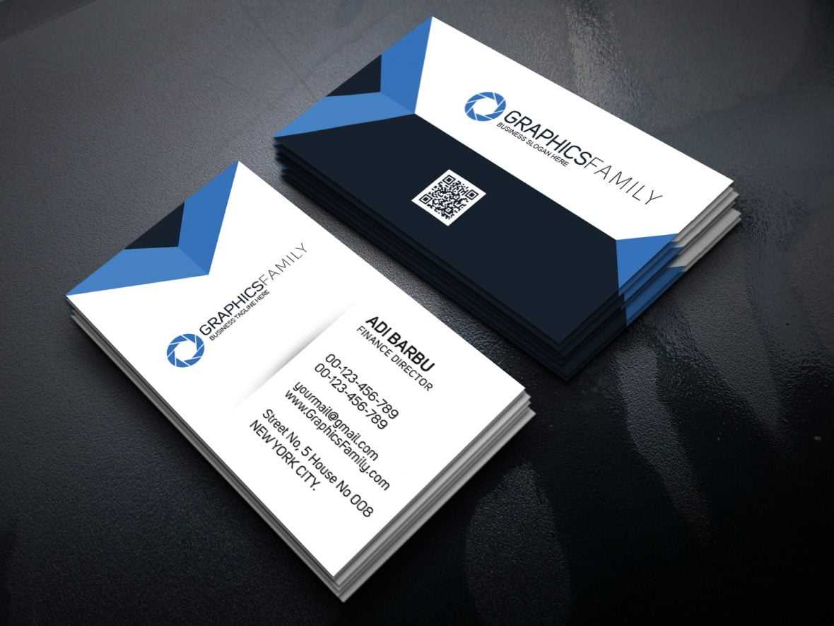 Finance Director PSD Business Card Template