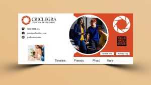 Finance Manager PSD Facebook Cover Template