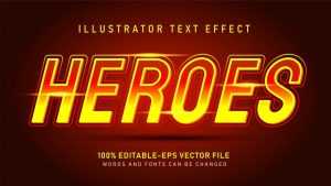 Fire Light Text Effect