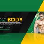 Fitness and Gym Web Banner Design - Download Grátis Fitness and Gym Web Banner Design
