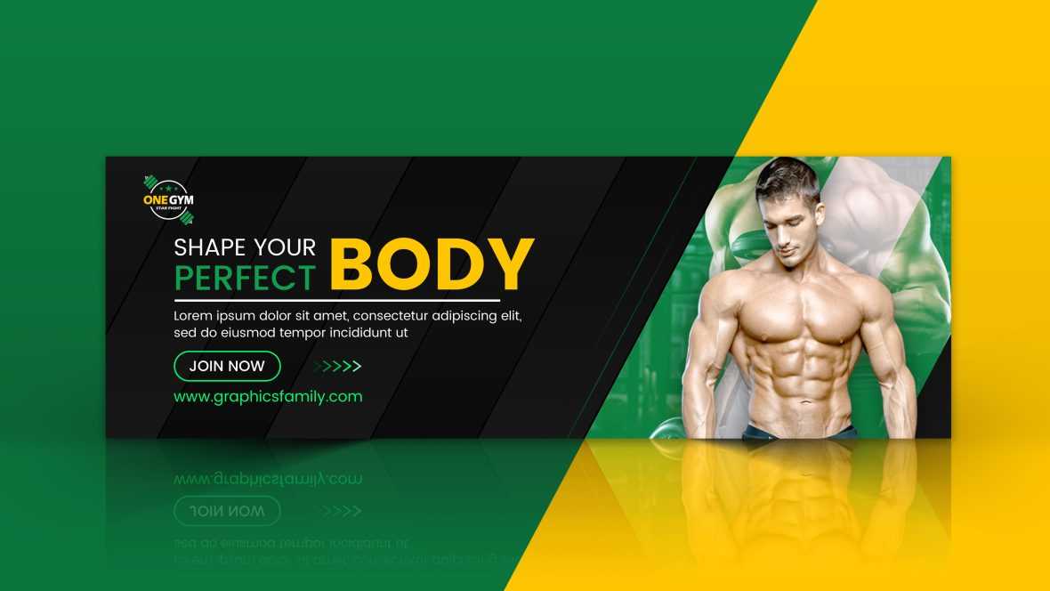 Fitness and Gym Web Banner Design