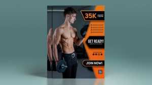 Fitness .PSD Flyer Template