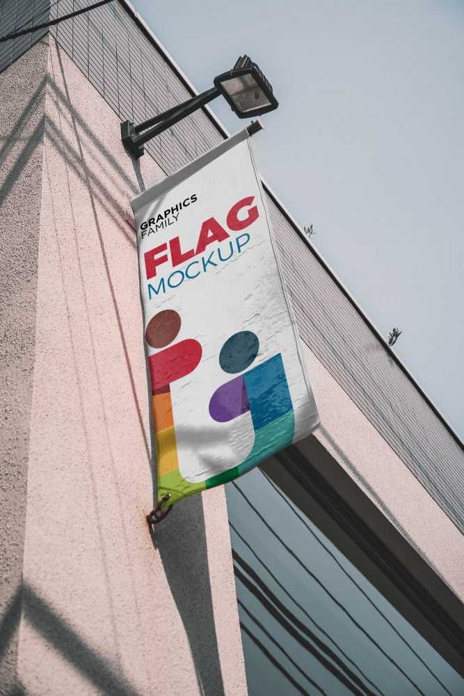 Flag Banner Mockup