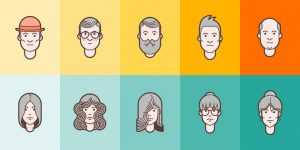Flat Avatar Set
