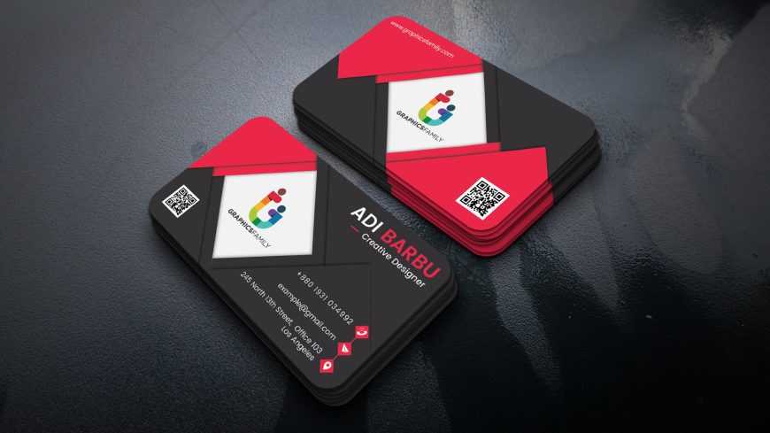 Flat Business Card Design For Tax Expert Free PSD