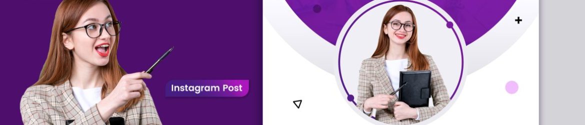 Flat design language learning template