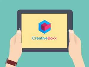 Flat iPad Hand Mockup PSD