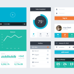 Flat UI Kit Free PSD - Free PSD Download Flat UI Kit Free PSD