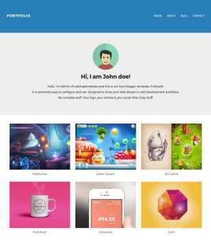 Foliocard Responsive Portfolio