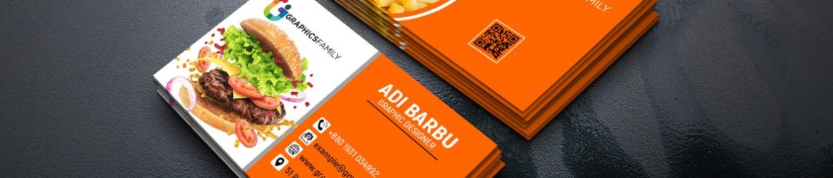 Food Company Visiting Card Design