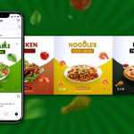 Food Menu Instagram Carousel Design - Download Grátis Food Menu Instagram Carousel Design