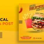 Food Offer Banner Design Template