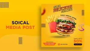 Food Offer Banner Design Template