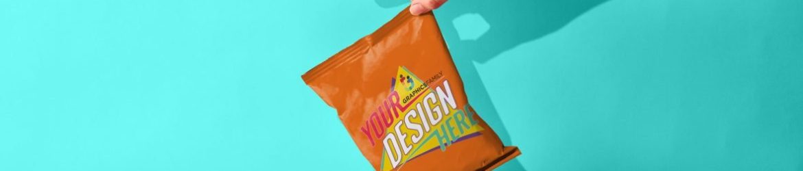 Food Snack Packaging Mockup