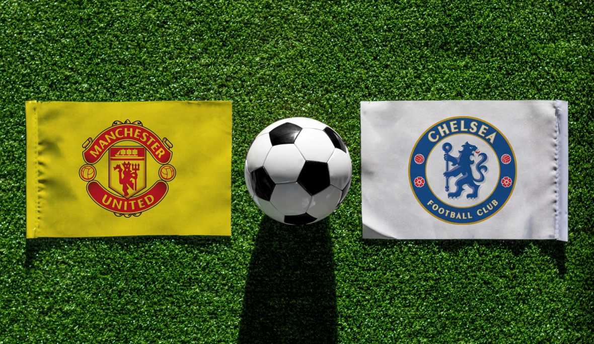 Football competitors Flag Mockup
