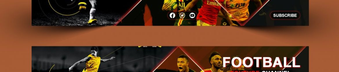 Football YouTube Channel Cover Design