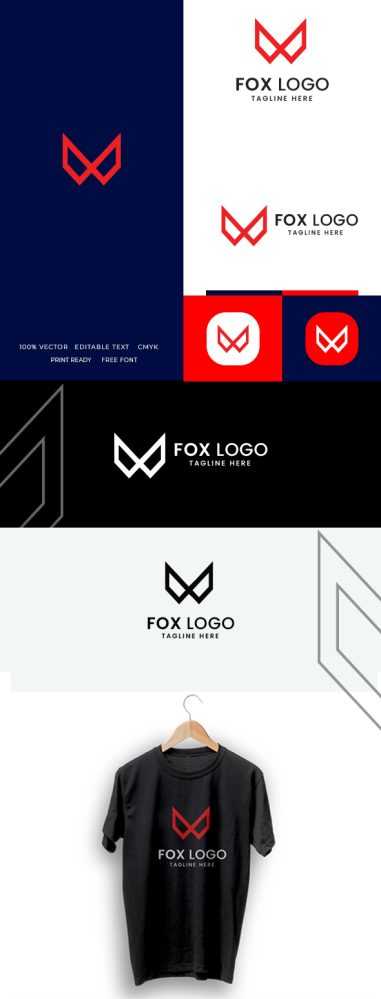Fox Logo Design Template