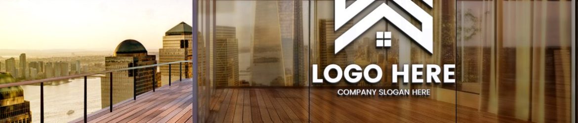 Free 3D Glass Logo Mockup for Creative Design