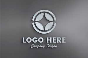 Free 3D Logo Mockup